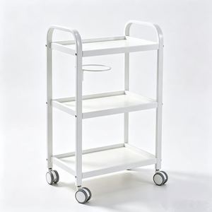 High Quality Hot Sale Multifunctional Metal Salon <b>Trolley</b> | Storage Cart for Nail Salon, Barber Shop, Beauty Salon - Product Image 1