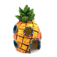 Décoration de maison d'ananas simulation résine dessin animé aquarium paysage escape maison aquarium décoration écologique