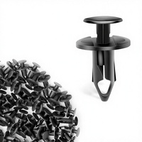 100 pièces de clips de fixation de pare-chocs de voiture en nylon de type poussoir, avec trou de 8 mm, pour garde-boue UTV/ATV