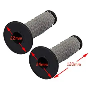 2 adet 7/8 "evrensel motosiklet sapları için kir bisiklet motokros Honda Kawasaki Suzuki Yamaha YZ125 YZ250 yzyz450f