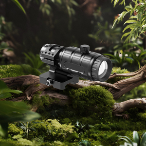 Cvlife 3x Magnifier Red Dot Combo với lật sang bên núi wolfcovert 3x lăng kính phạm vi tầm nhìn ban đêm lăng kính phạm vi - Product Image 5