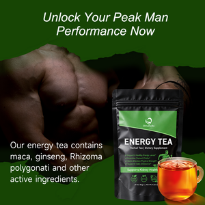Chinaherbs Té Herbal Vegano 100% Natural para Mejorar el Rendimiento Masculino, en Bolsitas, con Ginseng y Maca para Fuerza y Energía, Sin Gluten - Product Image 6