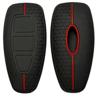 Étui de clé de voiture haut de gamme en silicone souple à 5 boutons, résistant aux rayures, pour Toyota Camry RAV4 Corolla