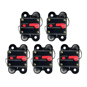 12V-24V 30A-300A Automotive Car Inline Universal Toggle Circuit Breakers Waterproof 12V Reset Fuse Battery Circuit Protector