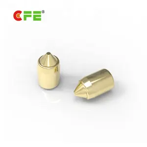 Brass Nữ mạ Vàng mùa xuân nạp pogo pin