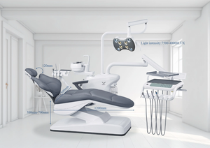 Hygiënische desinfectie tandartsstoel unit RF-S800 |   Complete tandheelkundige behandelunit met spoelbak & instrumentenbak - Product Image 3
