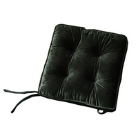 Coussin de chaise carré empilable en velours hollandais lavable, grand format, pour mobilier de salle à manger moderne et d'extérieur, idéal pour animaux de compagnie - Vente en gros