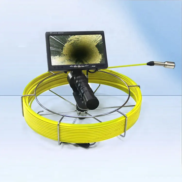 Handheld Industriële Pijp Monitoring Endoscoop Borescope Push Rod Camera Prijs