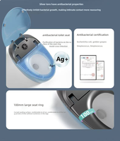 Nouvelle toilette intelligente monobloc avec bidet intégré, siège chauffant, double chasse fiable, facile à assembler (OEM) / WC intelligent moderne