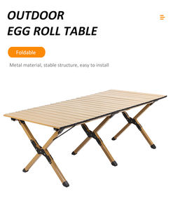 Table pliante de camping légère pour pique-nique, barbecue, en acier, portable, bon marché, fabriquée en usine (OEM) - Product Image 3