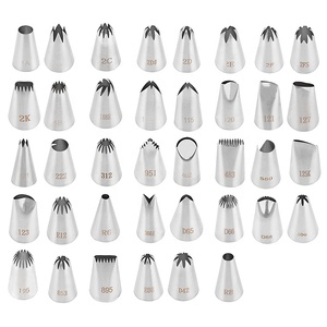 Eco Friendly Products 2023 Baking <strong>Tools</strong> Stainless Steel 304 <strong>Cake</strong> Decorating Tips Kits Big Piping Tip Set <strong>Cake</strong> Nozzle Set