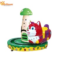 Mesin Permainan Hiburan Lucu untuk Pusat Perbelanjaan Mini Carousel Park Wahana Anak-Anak Permainan Koin Mesin Ayunan