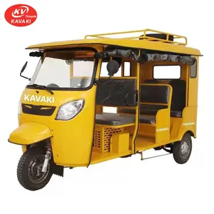 Xe Điện Ba Bánh Dành Cho Người Lớn Dành Cho Hành Khách Cabin Tuk Tuk Xăng 200CC Nước Làm Mát Hai Hàng