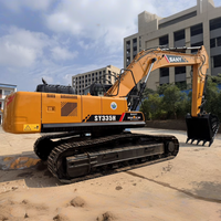 Excavatrice hydraulique sur chenilles reconditionnée de 33 tonnes, modèle 335H, avec moteur ISUZU, disponible à la vente immédiate