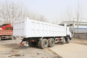 SINO HOWO tipper xe tải 375 mã lực HOWO 8x4 Xe Tải với thân xe tải mới - Product Image 3