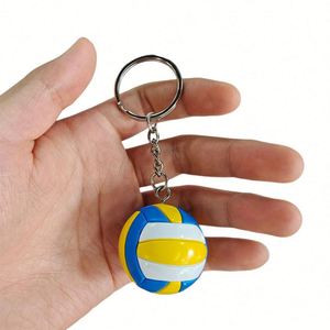 Promotional Gift Sports Ball Key Chain Keyring Bag Car Pendant <b>Small</b> Mini Volleyball Keychain - Product Image 4