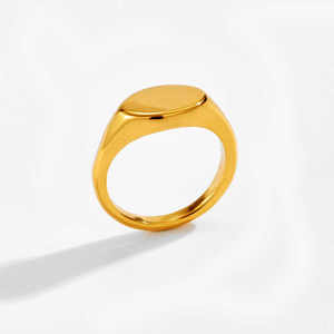 VOAINO 맞춤 반지 보석 각인된 18k 순금 반지 매력적인 여성용 다이아몬드 보석 금장 - Product Image 1