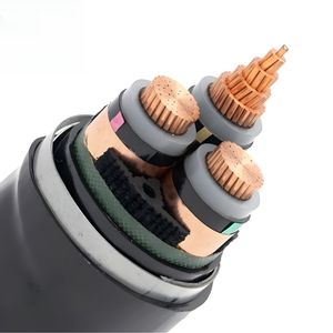 Câble d'alimentation électrique YJY gainé de polyéthylène isolé XLPE échoué pour un usage industriel environnements souterrains extérieurs humides - Product Image 3