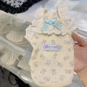Perro de compañía coreano de raza pequeña, adorable Teddy con estampado floral, Bichón Frisé, Yorkshire Terrier, ropa fina para perros y gatos - Product Image 1