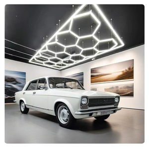 Ánh sáng nhà máy tiệm hớt tóc cửa hàng quần áo cửa hàng cắt tóc siêu thị nhà để xe Hex tổ ong lục giác lục giác chiếu sáng LED ánh sáng - Product Image 3