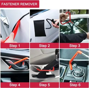 Kit d'outils pour portières de voiture 21/18 pièces, comprenant une pompe à air gonflable et des outils de fixation pour ouverture de vitres et portes de voiture, kits à longue portée avec sac de transport - Product Image 2