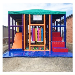 Ngoài trời mềm chơi Khung thiết bị trẻ em vui vẻ chơi mềm sân chơi bóng Pit trượt - Product Image 5