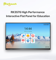 RK3576 Panneau Android 4K Panneau interactif DLED pour tableau blanc intelligent à écran tactile scolaire Tableaux interactifs (OEM/ODM)