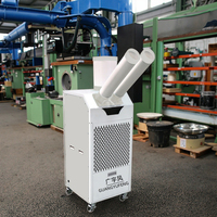 18000btu AC Portabel Tipe Lantai dengan Pompa Panas Presisi, Unit AC Komersial Industri, Refrigeran R-410A, Motor