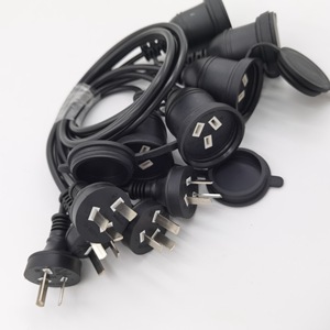 Enchufe de extensión con 3 tomas de corriente, 10A, 110V, ABS, regleta de seguridad para uso doméstico - Product Image 4