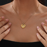 MYNECK 2026 NUEVO Collar con Colgante de Ángel y Amor, Chapado en Oro PVD de 18k, Acero Inoxidable, Joyería de Moda, Alta Calidad, con Circonita