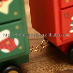 Calendario <span class=keywords><strong>de</strong></span> Adviento <span class=keywords><strong>de</strong></span> <span class=keywords><strong>madera</strong></span> <span class=keywords><strong>con</strong></span> cajones para niños y adultos, decoración <span class=keywords><strong>de</strong></span> cuenta atrás <span class=keywords><strong>de</strong></span> Navidad, Color Rojo - Product Image 2