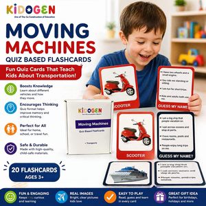 Tarjetas de Memoria Flash sobre Transporte para Niños, Tarjetas de Vehículos y Transporte para Niños, Tarjetas Educativas Preescolares - Product Image 5