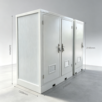 Conteneur de toilettes mobiles préfabriquées personnalisables, unité de toilettes modulaire extérieure avec toilettes, lavabo, fenêtre, lumière et ventilateur