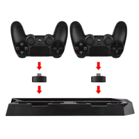 Base de ventilateur de refroidissement pour console de jeu Support pour station de charge PS4
