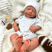 Poupée Bébé en Silicone Ultra Douce de 20 Pouces, Anatomiquement Correcte, Réaliste Garçon/Fille, Poupées Reborn Pascale à Bouche Ouverte, Vente en Gros Usine