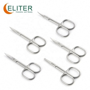 Eliter, proveedor mayorista, hoja curva clásica, acero inoxidable, manicura, Tijera para cutículas, uñas, tijeras para cutículas - Product Image 6