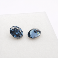 Moissanita Ovalada Suelta Corazones y Flechas 0.5-5CT Color Azul Zafiro No se Desvanece Creada en Laboratorio Venta al por Mayor Lista para Engastar Joyería Fina