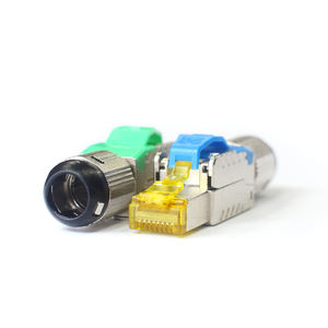 CAT6 CAT6A Cat7 CAT8 blindé mâle outil gratuit 8 broches Ethernet <span class=keywords><strong>RJ45</strong></span> câble réseau connecteur Module sans outil <span class=keywords><strong>RJ45</strong></span> 8P8C <span class=keywords><strong>prise</strong></span> modulaire - Product Image 4