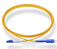 1m (3ft) SC UPC APC Câble de raccordement fibre optique Duplex Monomode LSZH 2.0mm Jaune