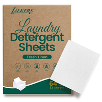 Feuilles de lessive portables, formule douce, élimination des taches tenaces, parfum frais de linge