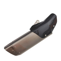 Pot d'échappement universel pour moto 51 mm GM4J/R77, silencieux sport en fibre de carbone pour motos de course