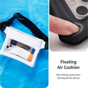 Sac banane imperméable transparent sac sec sac à main transparent sac de ceinture en PVC étanche avec sangle réglable - Product Image 2