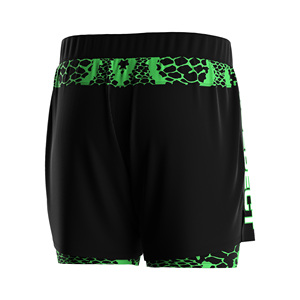 Pantalones Cortos Deportivos para Hombre, Forrados, Ajuste Seguro, Compresión y Soporte, Elásticos en 4 Direcciones, Ligeros, de Secado Rápido, para Entrenamiento de Jiu Jitsu No Gi - Product Image 2