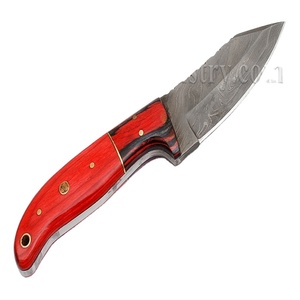 ใบมีดสำหรับล่าสัตว์,ใบมีดสำหรับล่าสัตว์สีแดงมีดสกินเนอร์แบบทำด้วยมือกำหนดเองขนาด7นิ้วมีด Sm (Smk1374) - Product Image 2