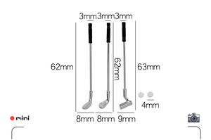 <span class=keywords><strong>Jouet</strong></span> miniature modèle scène <span class=keywords><strong>maison</strong></span> de poupée accessoires Mini Golf <span class=keywords><strong>Club</strong></span> scène créative décoration - Product Image 6