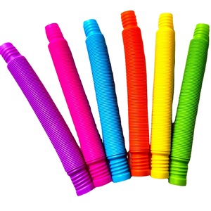 Poptube 19mm Extended <b>Threaded</b> Telescopic Tube Decompression Educational Toy For Youth Unisex Plastic Fidget <b>Tool</b> - Product Image 3