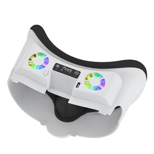 Masque de dissipation thermique pour <span class=keywords><strong>casque</strong></span> <span class=keywords><strong>VR</strong></span> Meta <span class=keywords><strong>Quest</strong></span> <span class=keywords><strong>3</strong></span> avec ventilateur de refroidissement RGB occultant pour <span class=keywords><strong>Oculus</strong></span> Quest3 - Product Image 1