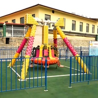Manèges à pendules miniatures pour enfants Carnival Kiddie, 6 places, attractions de parc d'attractions en plein air pour enfants