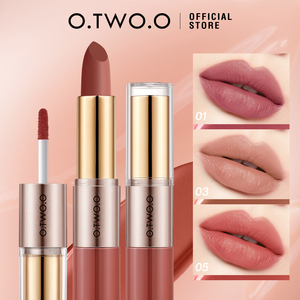O.TWO.O Labial Líquido Mate 2 en 1 de 12 Colores de Alta Pigmentación Brillo de Labios Mineral Resistente al Agua - Product Image 2