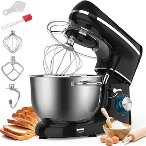 Household Professional Stand Food Mixer 1500W Egg Cake Beater Dough Mixer Electric Bread Machines Food Processor 3 in 1 Mixer